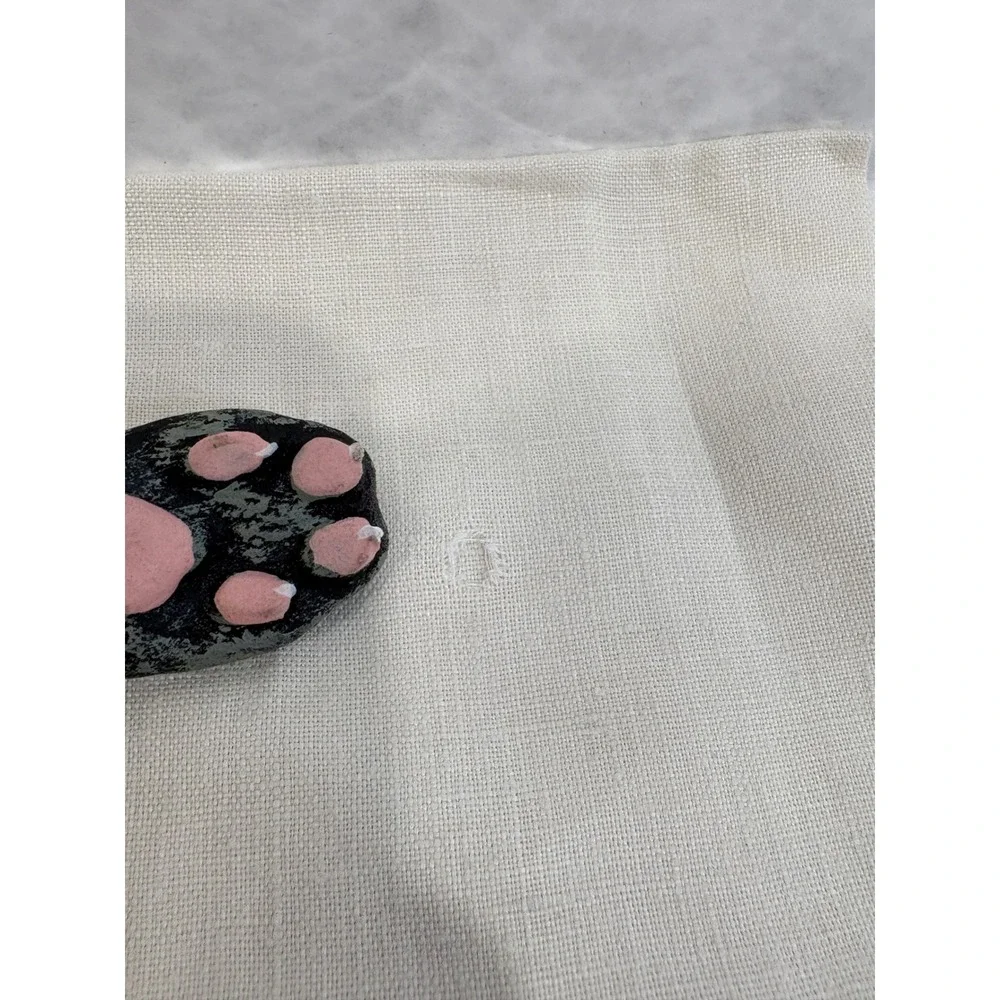 Vintage Embroidered Napkins Lot of‎ 4 Floral Butterfly Wheat Linen Cotton